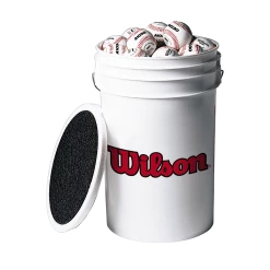 Amersports A1010S Baseballs In Bucket - 3 Dozen